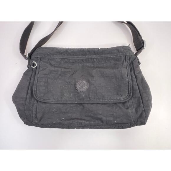 Kipling Aisling Crossbody Bag Black Noir Adjustable Strap 12x9x4 - Picture 3 of 16
